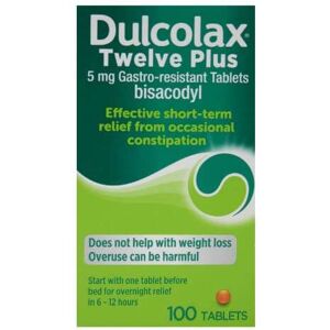 DulcoLax Twelve Plus Tablets (100) DulcoLax Twelve Plus Tablets (100)