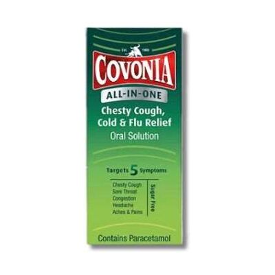 Covonia All in One Cough Cold & Flu Formula 160ml Covonia All in One Cough Cold & Flu Formula 160ml