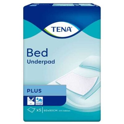 Tena Bed Underpad - Super Absorbent, Waterproof, Latex Free - 60x60cm Tena Bed Underpad - Super Absorbent, Waterproof, Latex Free - 60x60cm