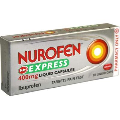 Nurofen Liquid Capsules 400mg 10 Nurofen Liquid Capsules 400mg 10