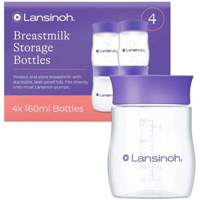 Lansinoh Breastmilk Storage Pots x 4 Lansinoh Breastmilk Storage Pots x 4