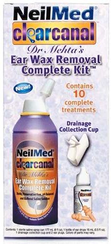 Neilmed Clearcanal Ear Wax Removal Complete Kit