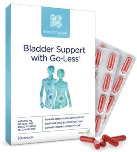 Healthspan Bladder Support With Go-Less 60 Capsules