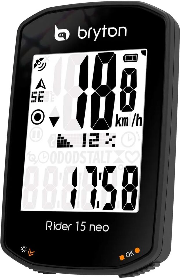 BRYTON Rider 15c Neo GPS Cycle Computer Bundle w/ Cadence Pack Black  - Size: one size - male