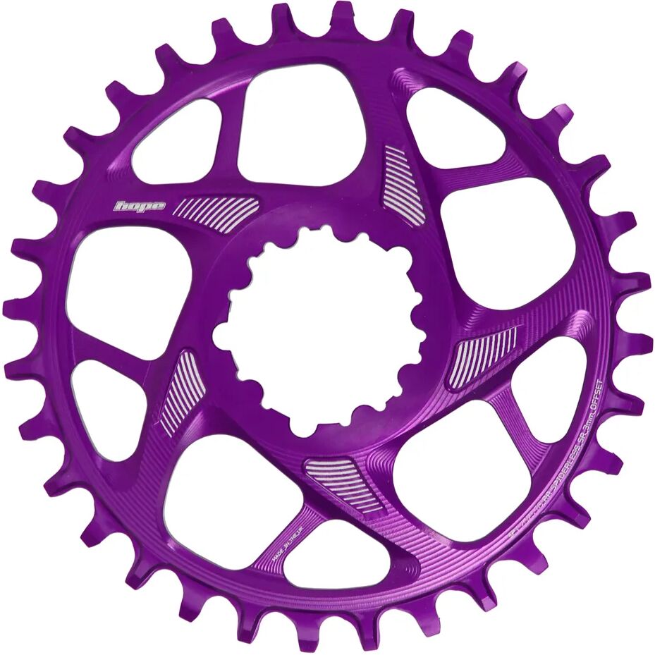 Hope R22 Spiderless Chainring SR3 Purple  - Size: SR3 - 36T - unisex