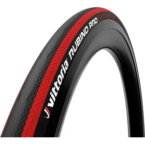 Vittoria Rubino Pro IV G2.0 Folding Clincher 700x25c Road Tyre Black/Red  - Size: one size - male