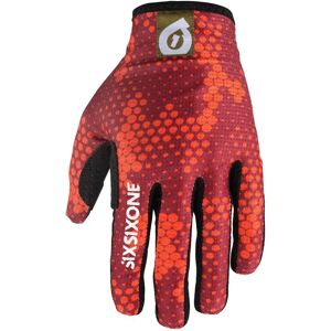 661 Comp Youth MTB Gloves Digi Orange  - Size: Y-XS - male