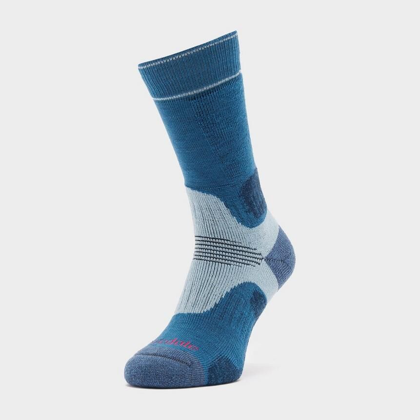 Bridgedale Women's Hike Midweight Merino Endurance Boot Socks - Blue, Blue M