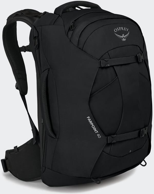 Osprey Farpoint 40L Travel Backpack - Black, Black One Size