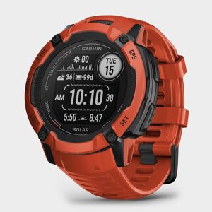 Garmin Instinct 2X Solar Multi-Sport Gps Smartwatch - Red, Red One Size
