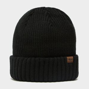 SealSkinz Waterproof Cold Weather Roll Cuff Beanie Hat - Black, Black L-XL
