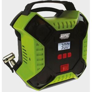 Maypole 12V Air Compressor Auto Digi - Green, Green One Size