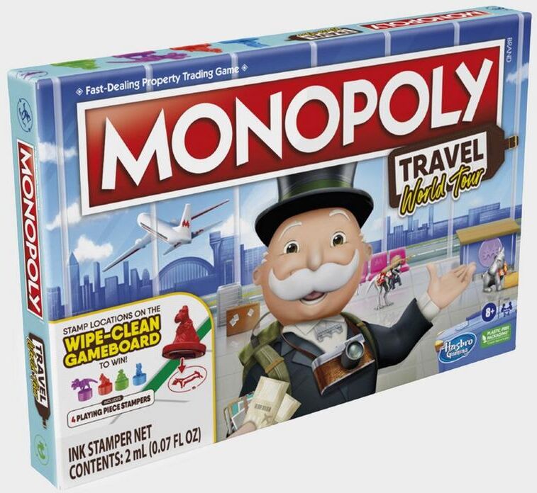 Hasbro Monopoly Travel World Tour Board Game - One Size