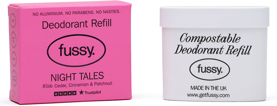 Fussy Natural Deodorant Refill - Night Tales - 40g