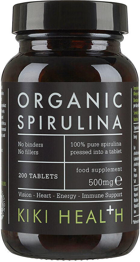 Kiki Health Organic Spirulina Tablets - 200 Tablets