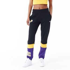newera LA Lakers Womens NBA Colour Block Black Joggers - Black - Size: S - female