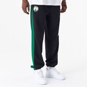 newera Boston Celtics Mesh Panel Black Relaxed Joggers - Black - Size: XS - male