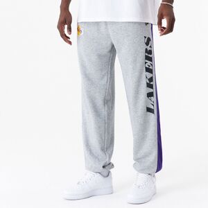 newera LA Lakers Mesh Panel Grey Relaxed Joggers - Grey - Size: XS - male