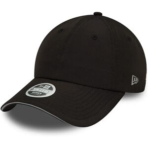 newera New Era Womens Ponytail Open Back Black 9FORTY Adjustable Cap - Black - Size: Osfm - female