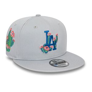 newera LA Dodgers Flower Icon Grey 9FIFTY Adjustable Cap - Grey - Size: S-M - male