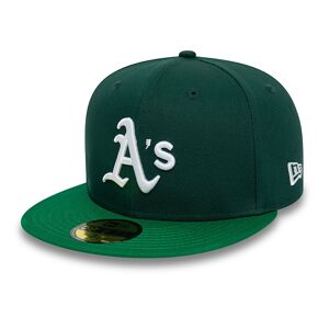 newera Oakland Athletics MLB Team Colour Green 59FIFTY Fitted Cap - Green - Size: 7 - male