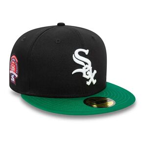 newera Chicago White Sox MLB Team Colour Black 59FIFTY Fitted Cap - Black - Size: 8 - male