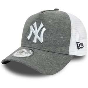 newera New York Yankees Jersey Grey A-Frame Trucker Cap - Grey - Size: Osfm - male