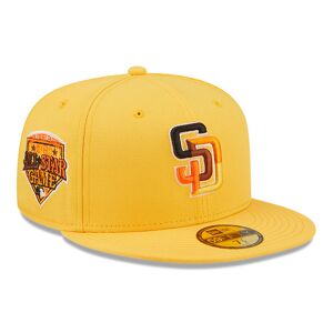 newera San Diego Padres MLB Butterfly Yellow 59FIFTY Fitted Cap - Yellow - Size: 7 3/8 - male