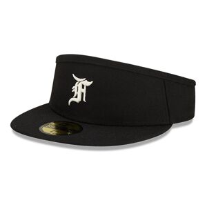 fearofgod Fear of God ESSENTIALS x Detroit Tigers Black 59FIFTY Visor Cap - Black - Size: 7 1/4 - male