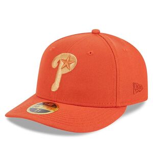 newera Philadelphia Phillies Repreve Orange Low Profile 59FIFTY Fitted Cap - Orange - Size: 7 - male