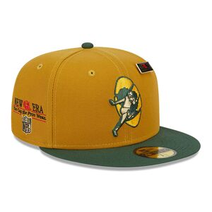 newera Green Bay Packers 59FIFTY Day Dark Yellow 59FIFTY Fitted Cap - Yellow - Size: 7 1/8 - male