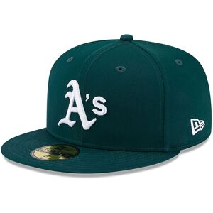 newera Oakland Athletics Team Side Patch Dark Green 59FIFTY Fitted Cap - Green - Size: 7 7/8 - male