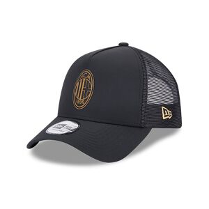 newera AC Milan Black A-Frame Trucker Cap - Black - Size: Osfm - male