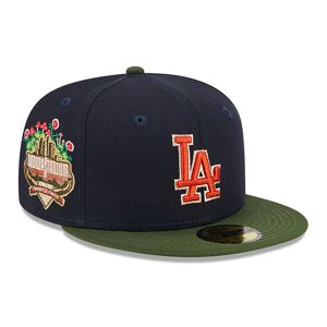 newera LA Dodgers Sprouted Navy 59FIFTY Fitted Cap - Blue - Size: 7 7/8 - male
