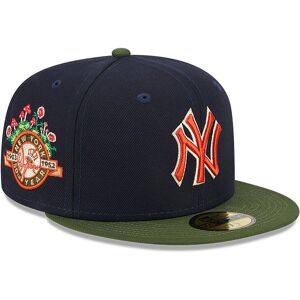 newera New York Yankees Sprouted Navy 59FIFTY Fitted Cap - Blue - Size: 7 7/8 - male