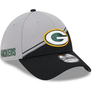 newera Green Bay Packers NFL Sideline 2023 Grey 39THIRTY Stretch Fit Cap - Grey - Size: S-M - male