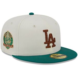 newera LA Dodgers Camp Off White 59FIFTY Fitted Cap - White - Size: 8 - male