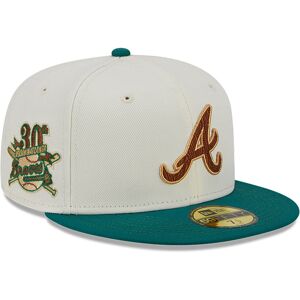 newera Atlanta Braves Camp Off White 59FIFTY Fitted Cap - White - Size: 8 - male