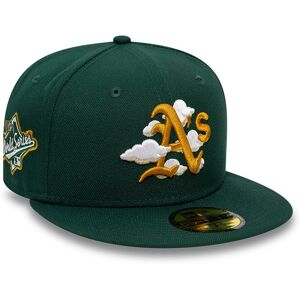 newera Oakland Athletics Team Cloud Green 59FIFTY Fitted Cap - Green - Size: 8 - male