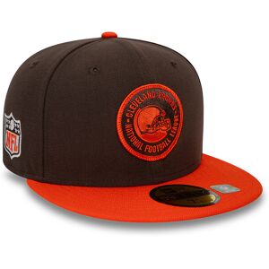 newera Cleveland Browns NFL Sideline 2023 Dark Brown 59FIFTY Fitted Cap - Brown - Size: 7 - male