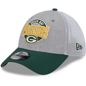 newera Green Bay Packers NFL White 39THIRTY Stretch Fit Cap - White - Size: M-L - male