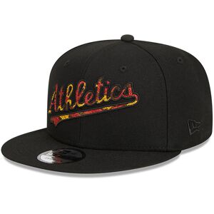 newera Oakland Athletics Rustic Fall Black 9FIFTY Snapback Cap - Black - Size: Osfm - male