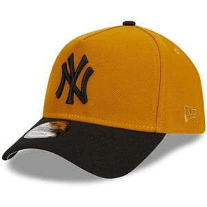 newera New York Yankees Rustic Fall Gold A-Frame 9FORTY Adjustable Cap - Yellow - Size: Osfm - male