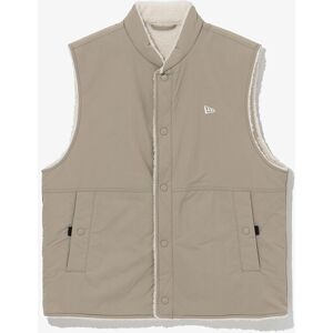 newera New Era Korea Outdoor Reversible Beige Gilet - Brown - Size: L - male