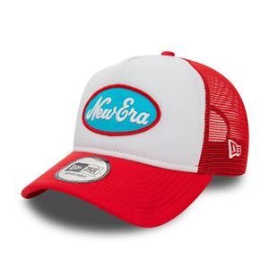 newera New Era Oval Red Trucker Cap - Red - Size: Osfm - male
