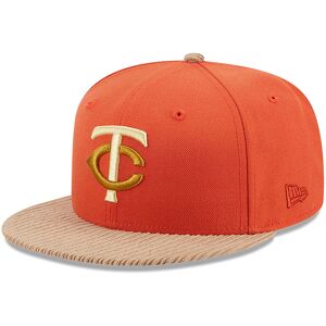 newera Minnesota Twins MLB Autumn Wheat Dark Orange 9FIFTY Snapback Cap - Orange - Size: Osfm - male