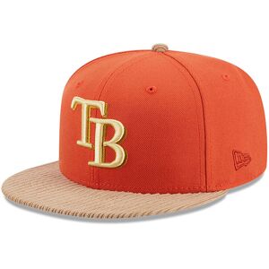 newera Tampa Bay Rays MLB Autumn Wheat Dark Orange 9FIFTY Snapback Cap - Orange - Size: Osfm - male