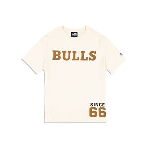 newera Chicago Bulls NBA Cord White T-Shirt - White - Size: S - male