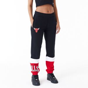 newera Chicago Bulls NBA Colour Block Black Joggers - Black - Size: L - female