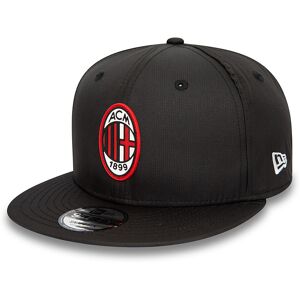 newera AC Milan Ripstop Black 9FIFTY Snapback Cap - Black - Size: S-M - male